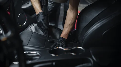 Car interior cleaning