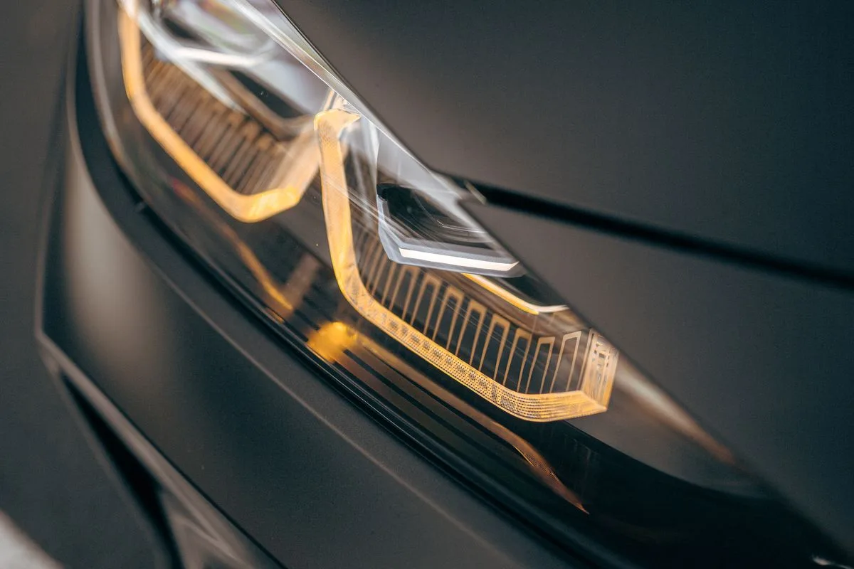 Clean and clear car headlight after polishing