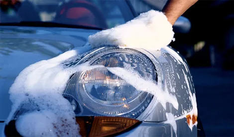 Exterior car wash